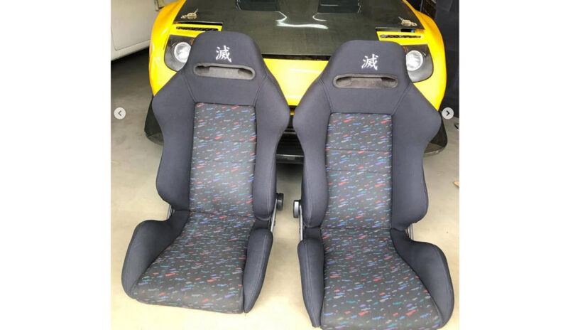 RECARO SR3 RESTORATION — CUSTOM KANJI EMBROIDERY